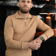 LAZARE™ RICHMOOD QUARTER-ZIP - DESERT PEACH