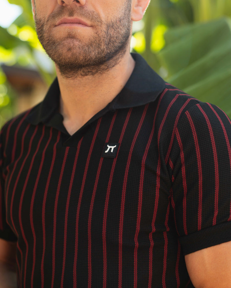 LAZARE™ CAPTAIN POLO - BURGUNDY