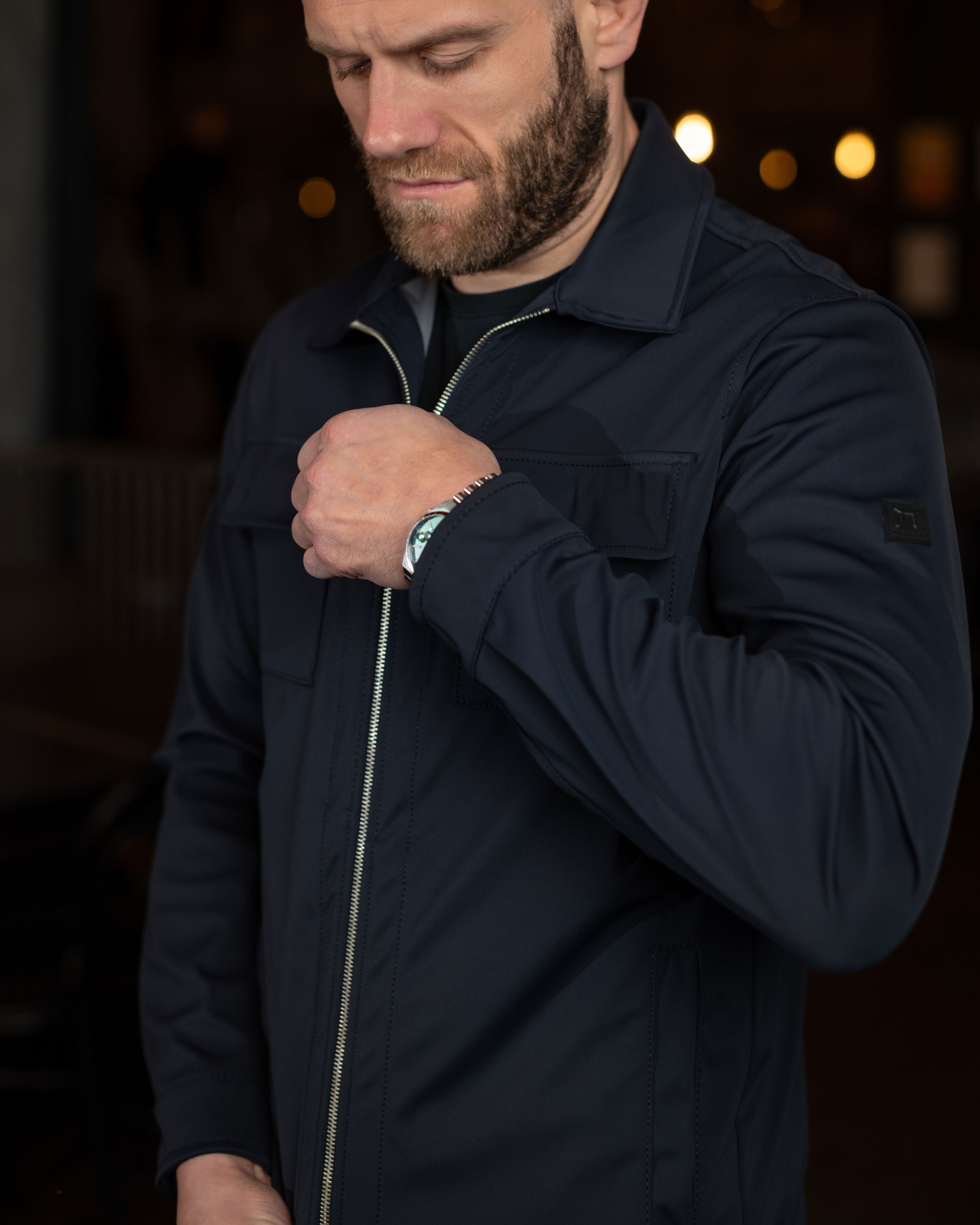 LAZARE™ COMANDANTE JACKET - MIDNIGHT BLUE