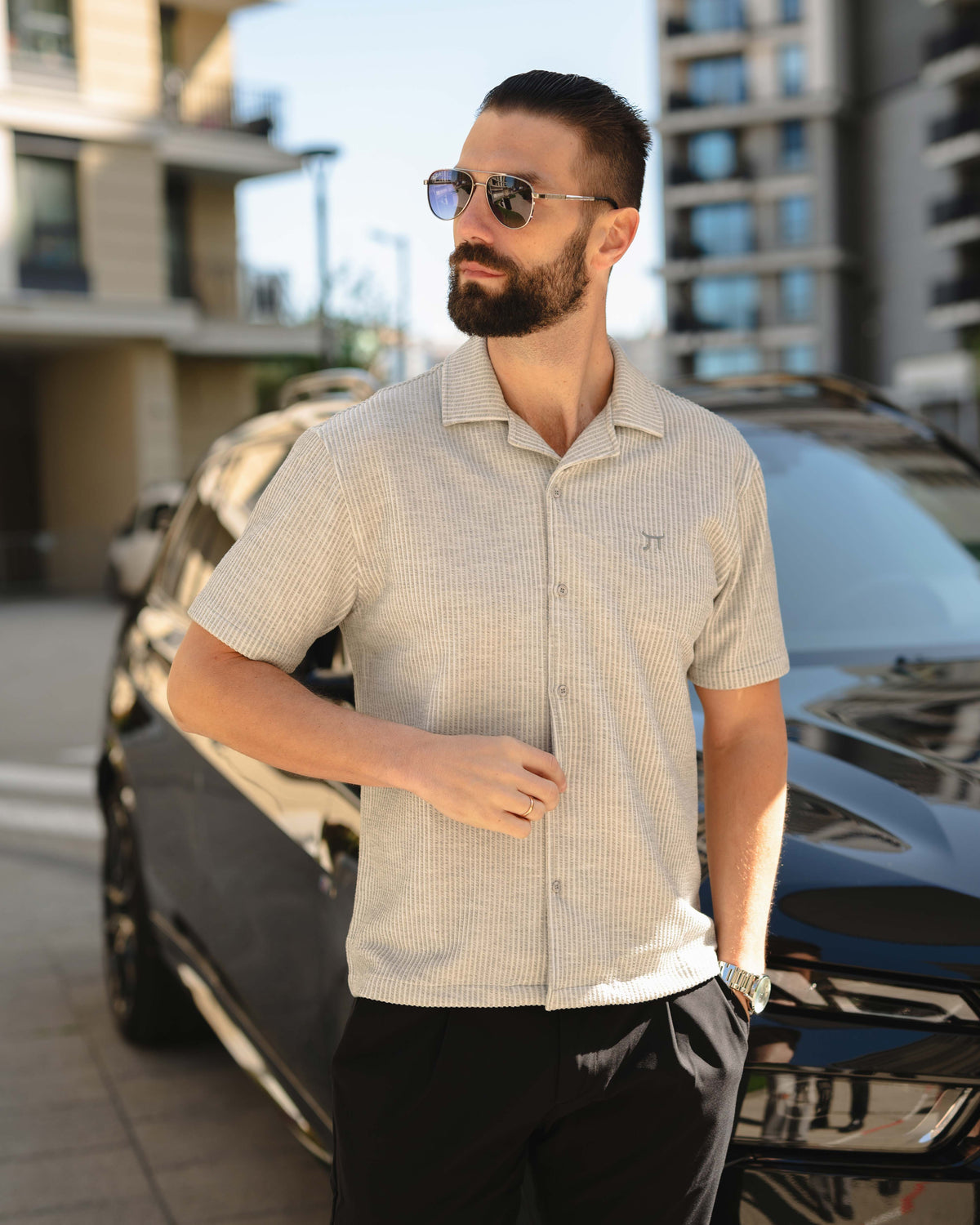 LAZARE™ COMFORT LINE KOŠULJA - GREY
