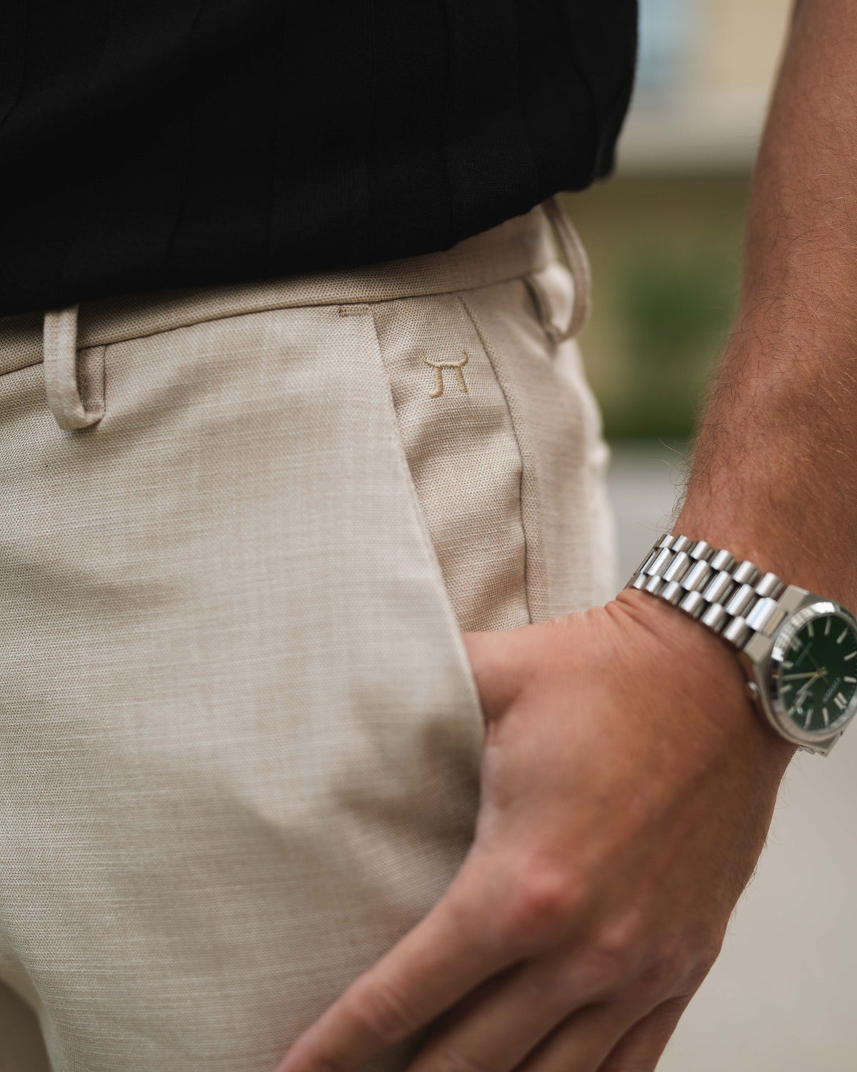 LAZARE™ ITALIANO CLASSIC PANTS - BEIGE