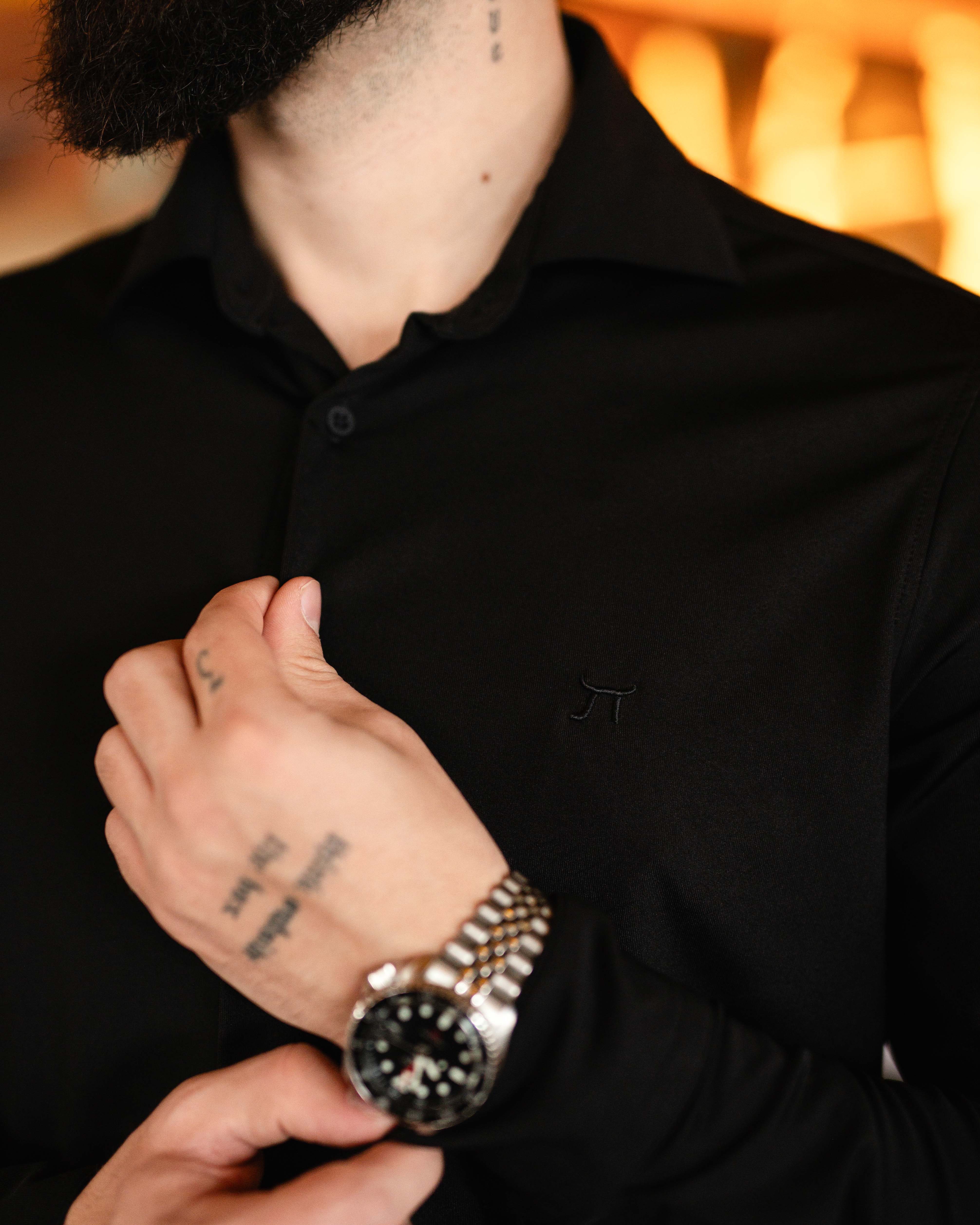 LAZARE™ ULTRAFLEX KOŠULJA - BLACK SATIN