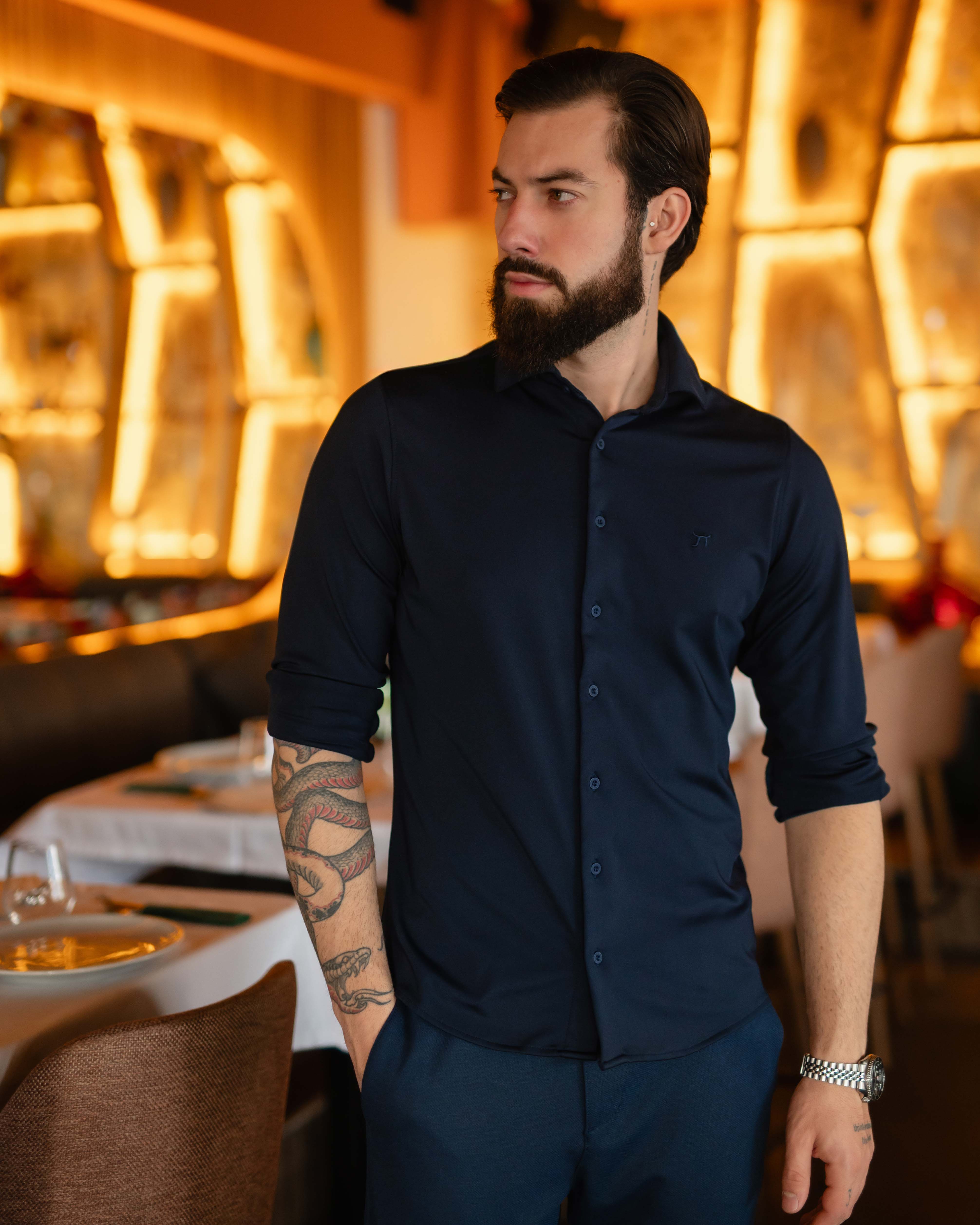 LAZARE™ ULTRAFLEX KOŠULJA - OCEAN NIGHT