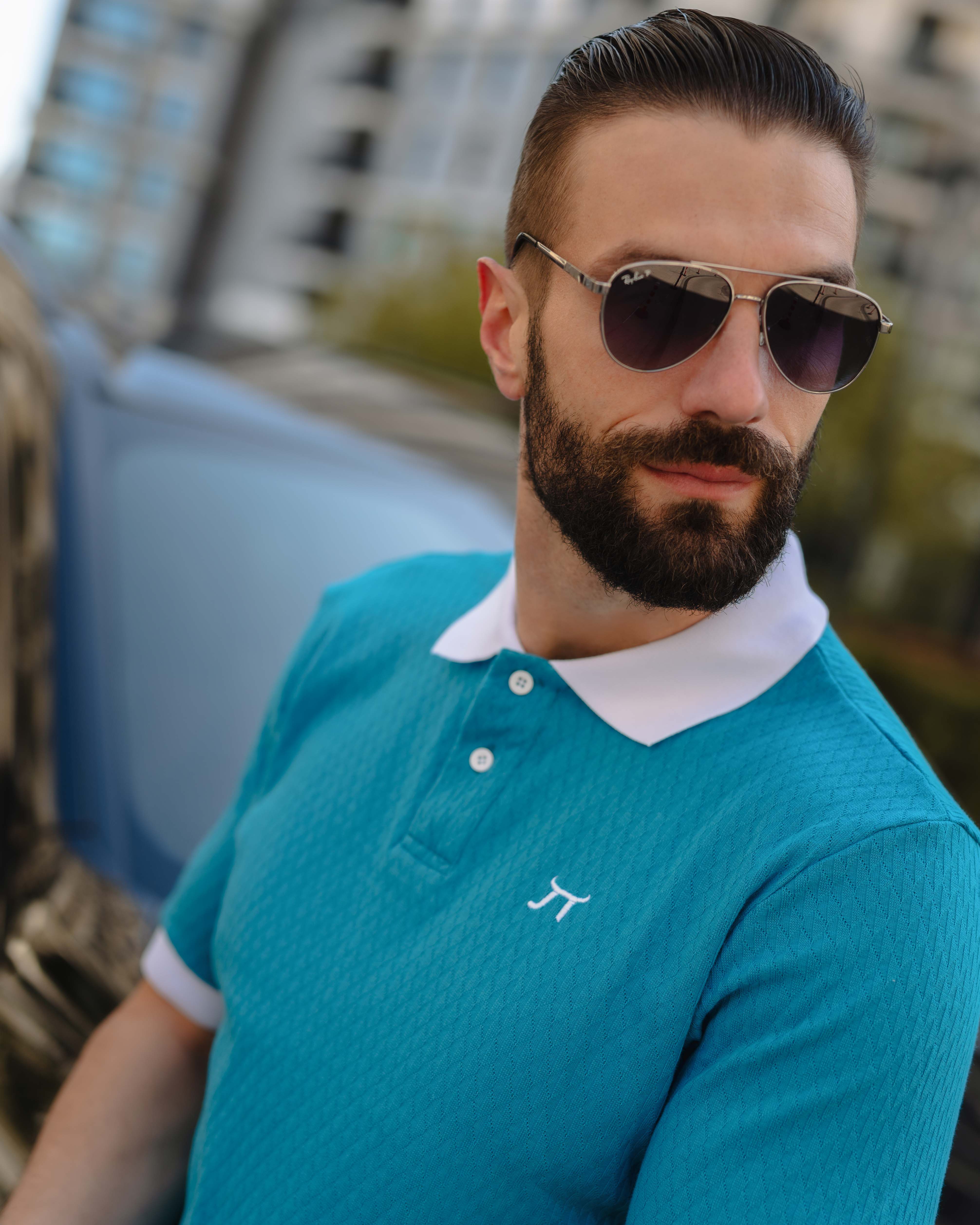 LAZARE™ POLO DIAMOND - AQUA BLUE