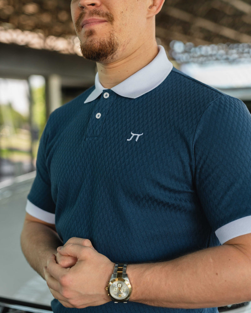 LAZARE™ POLO DIAMOND - MARINE BLUE