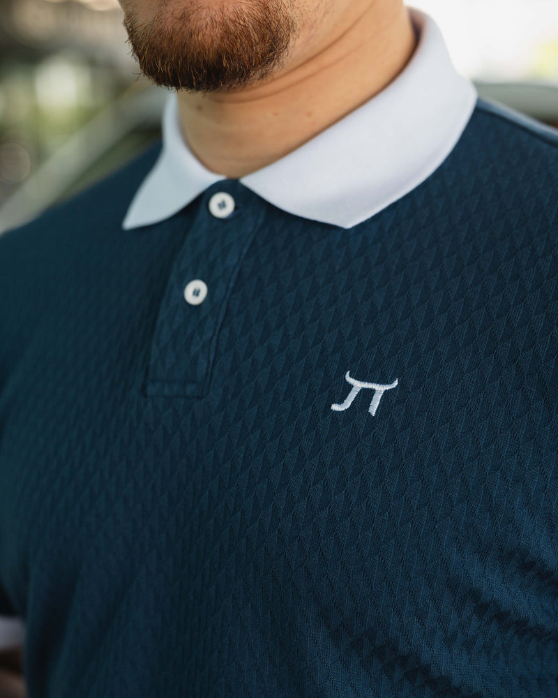 LAZARE™ POLO DIAMOND - MARINE BLUE