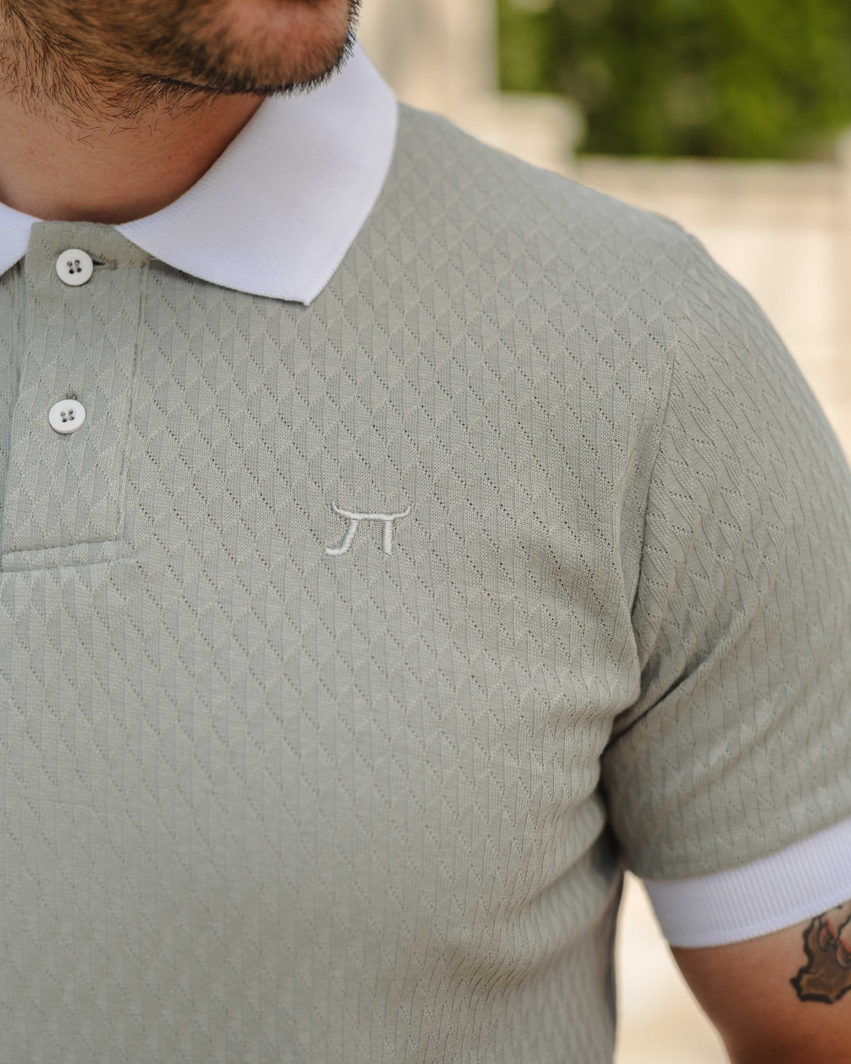 LAZARE™ POLO DIAMOND - NEUTRAL GREY