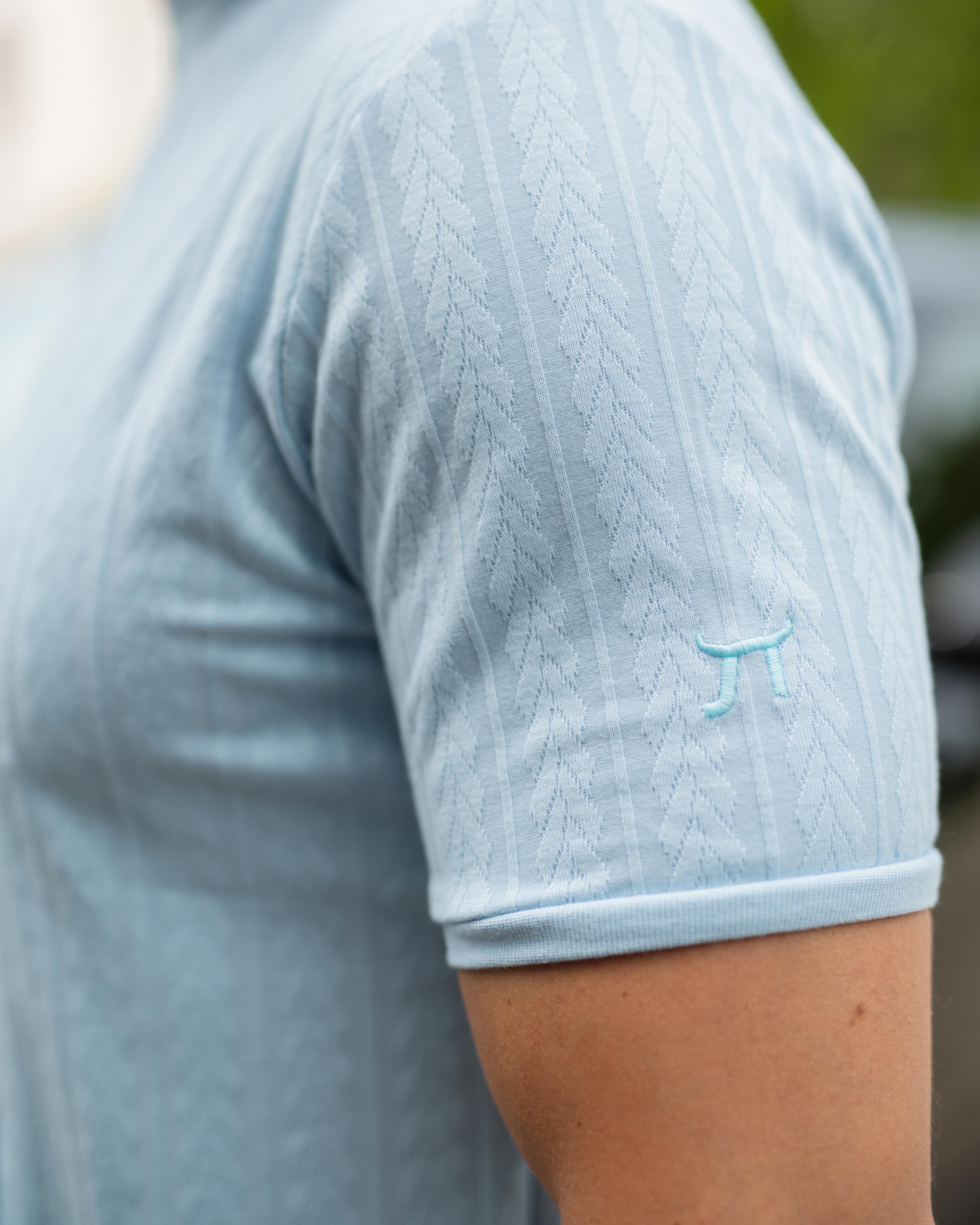 LAZARE™ SANTORINI T-SHIRT - COLD BLUE