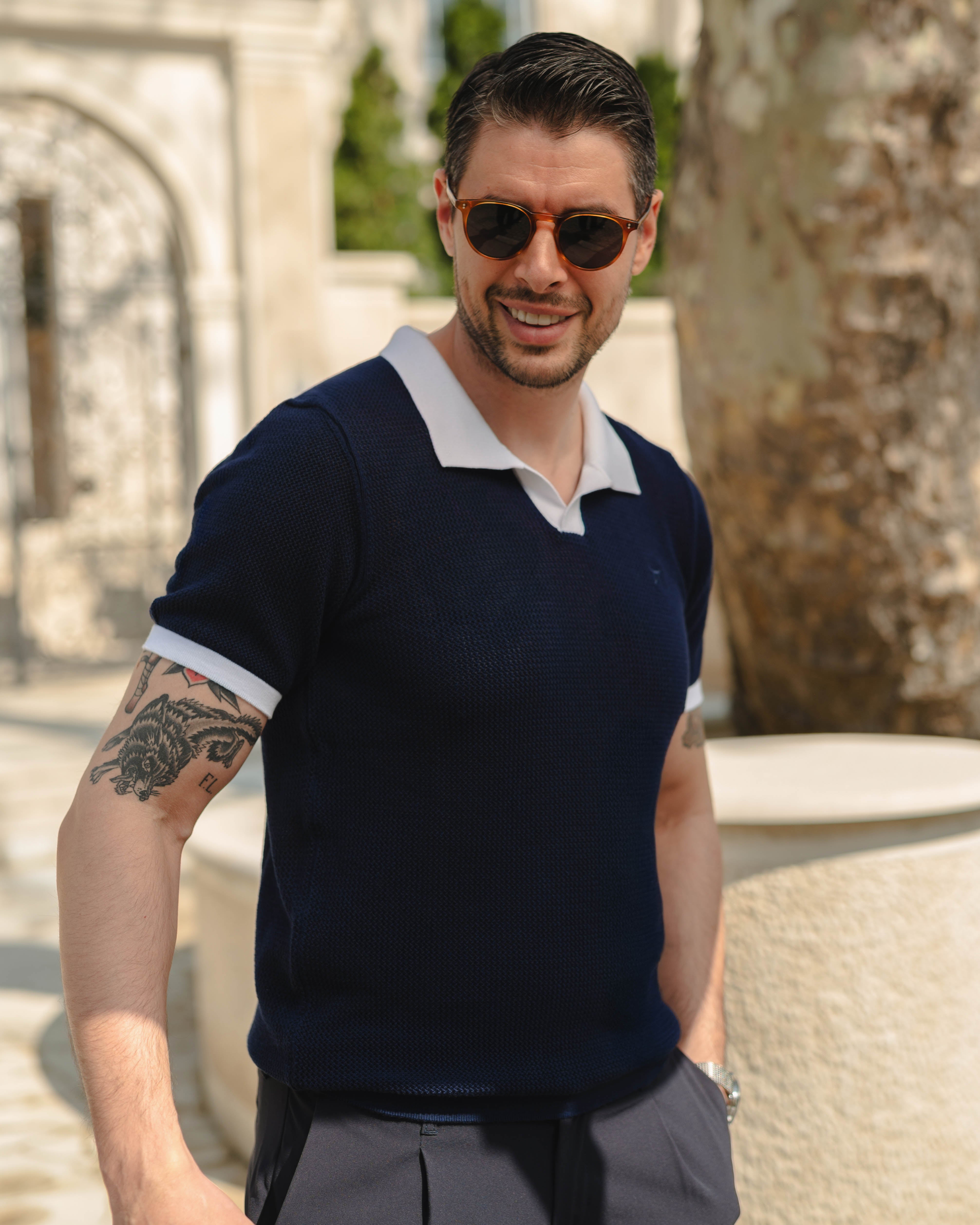 LAZARE™ SWEDISH POLO - OCEAN NIGHT BLUE