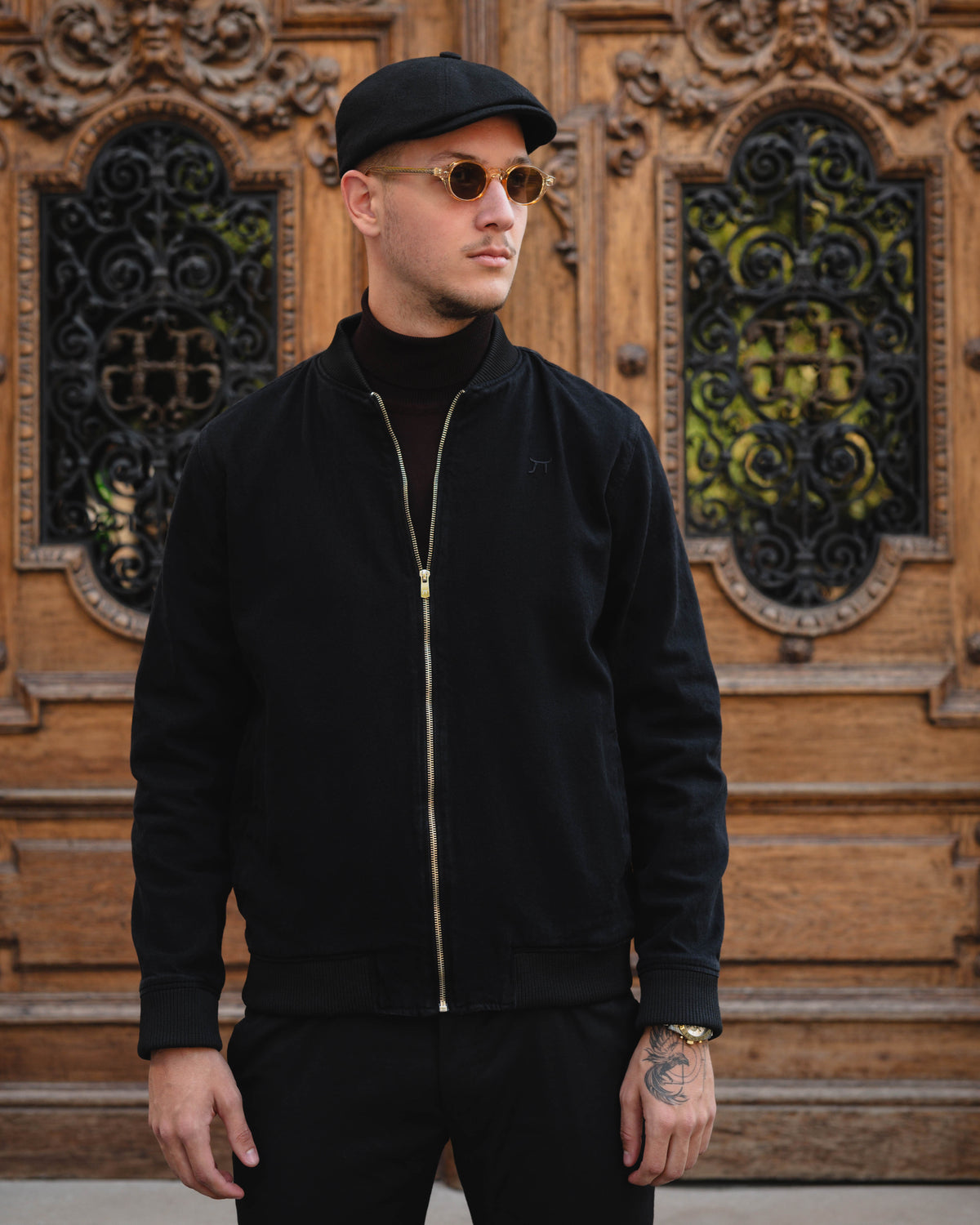 LAZARE™ TEXAS BOMBER - BLACK