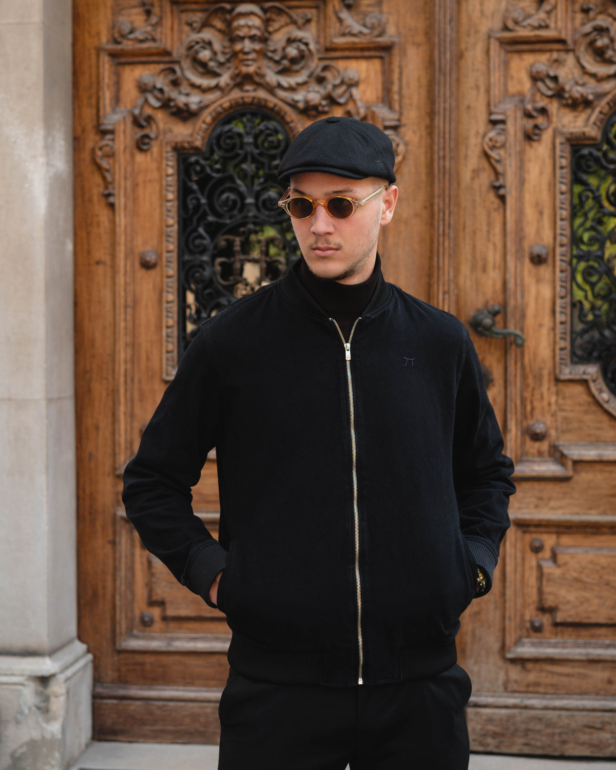 LAZARE™ TEXAS BOMBER - BLACK