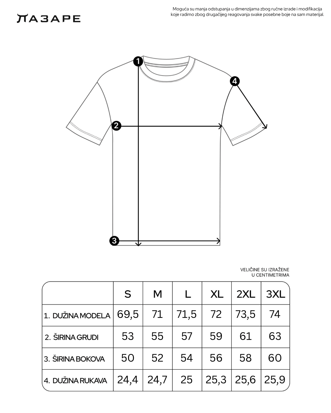 LAZARE™ AZUR LINES T-SHIRT - BLACK