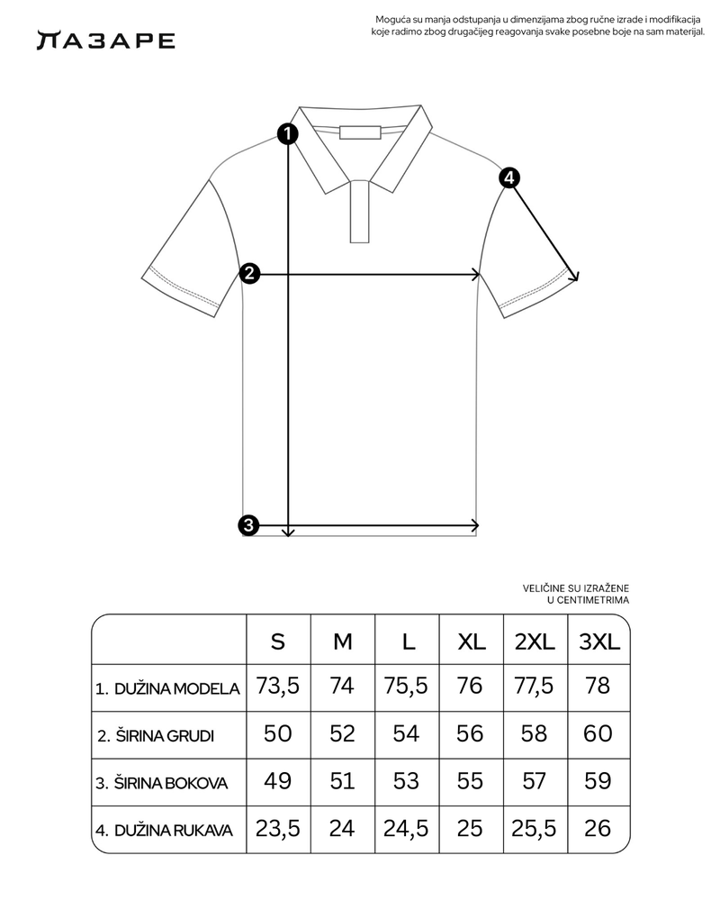 LAZARE™ FORMELL POLO - VANILLA SHADE