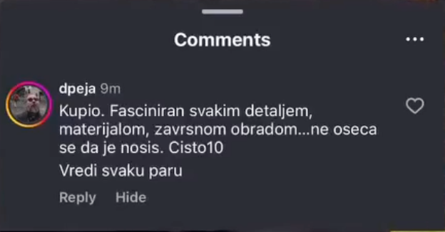 Recenzija kupca