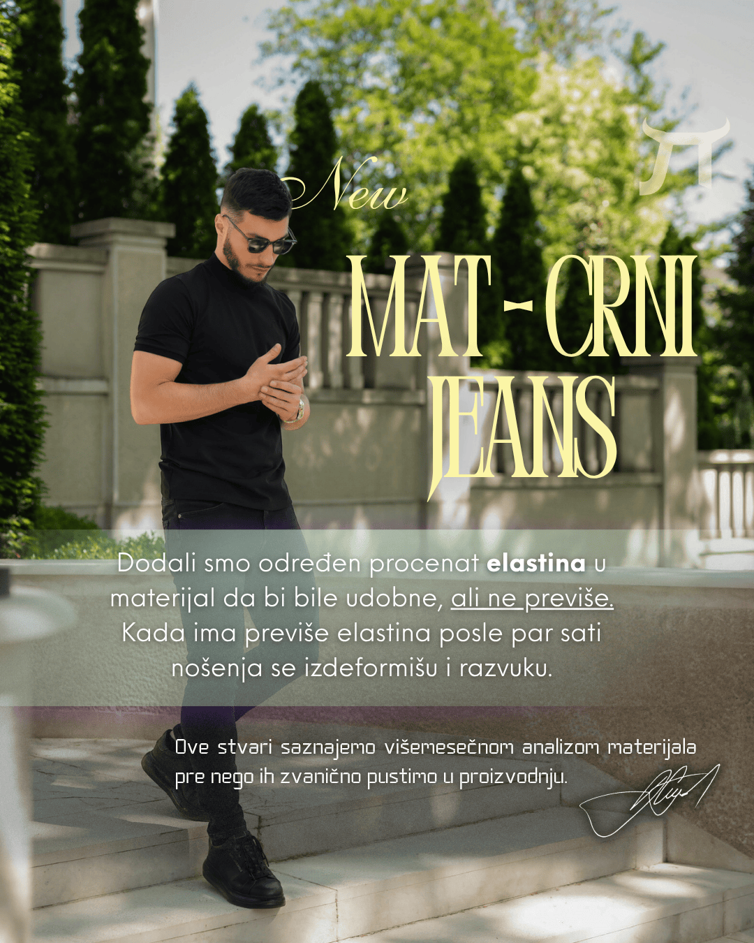 LAZARE™ CLASSIC JEANS - MAT BLACK