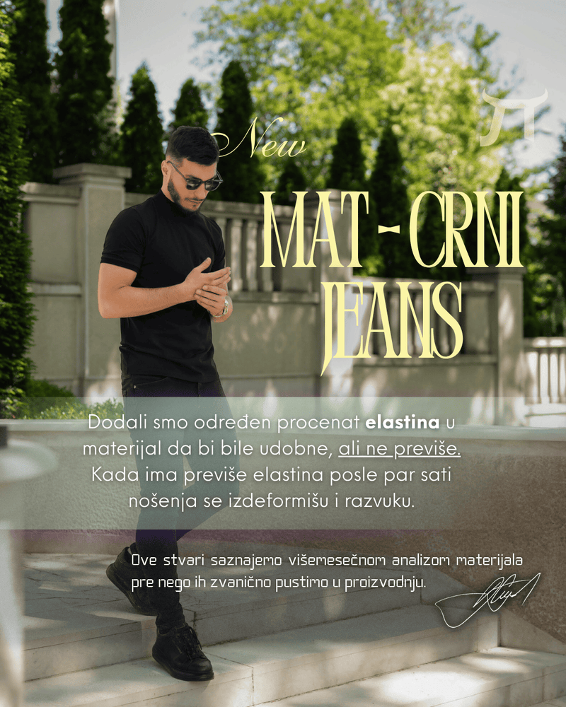 LAZARE™ CLASSIC JEANS - MAT BLACK