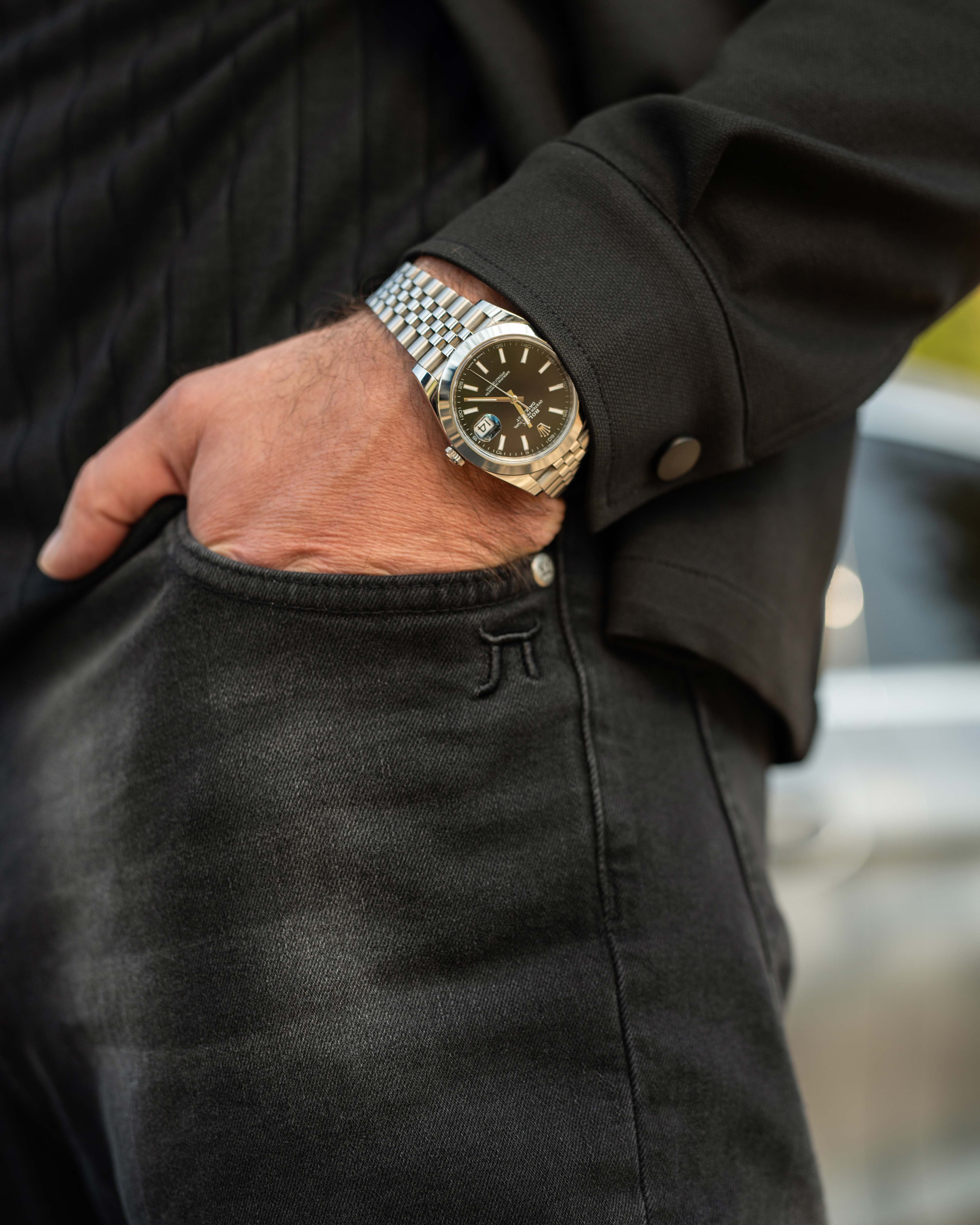 LAZARE™ URBAN CLASSIC JEANS - MAT BLACK