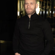 LAZARE™ RICHMOOD QUARTER-ZIP - CARBON BLACK