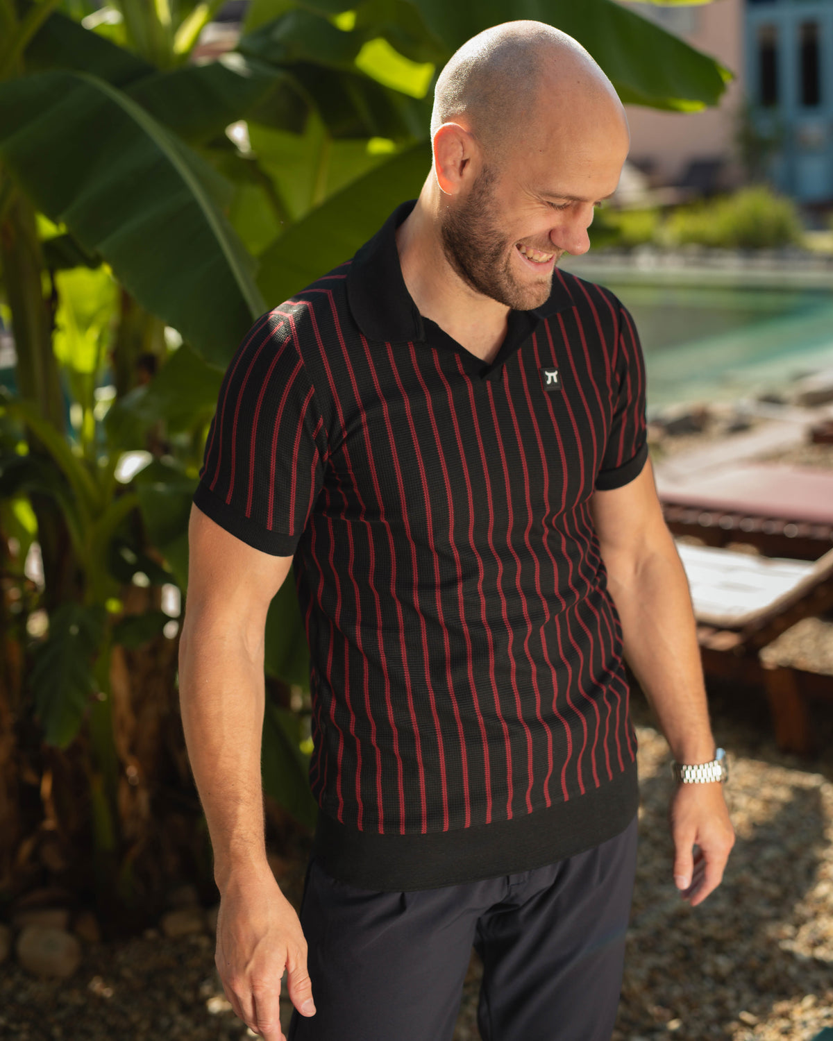 LAZARE™ CAPTAIN POLO - BURGUNDY