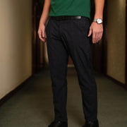 LAZARE™ CHESS GRID PANTS - SMOKED GRAPHITE