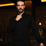 LAZARE™ CLASSIC HALF ZIP - BLACK