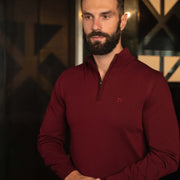 LAZARE™ CLASSIC HALF ZIP - CABERNET