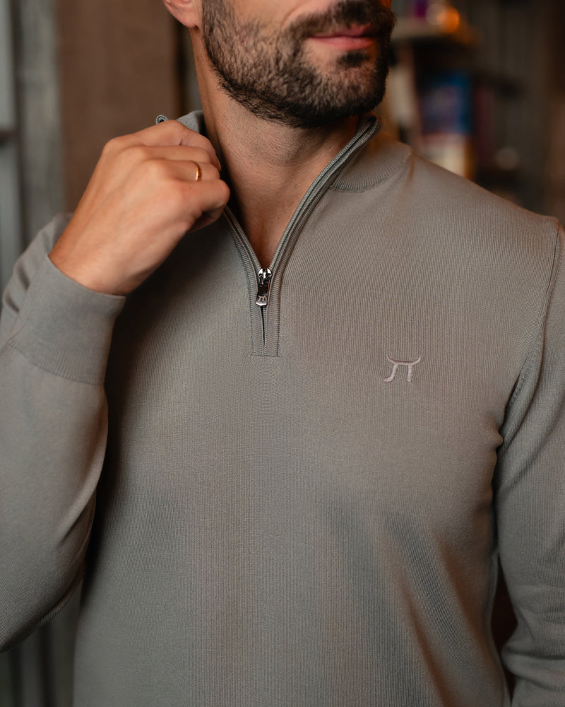 LAZARE™ CLASSIC HALF ZIP - METAL GREY