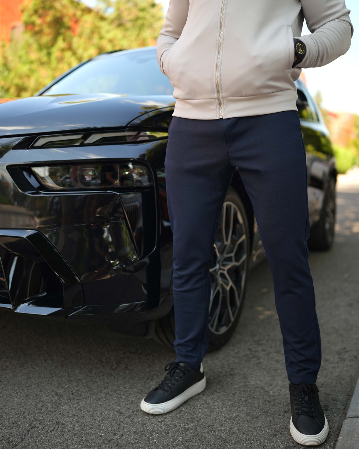 LAZARE™ EXECUTIVE FIT PANTS - OCEAN NIGHT