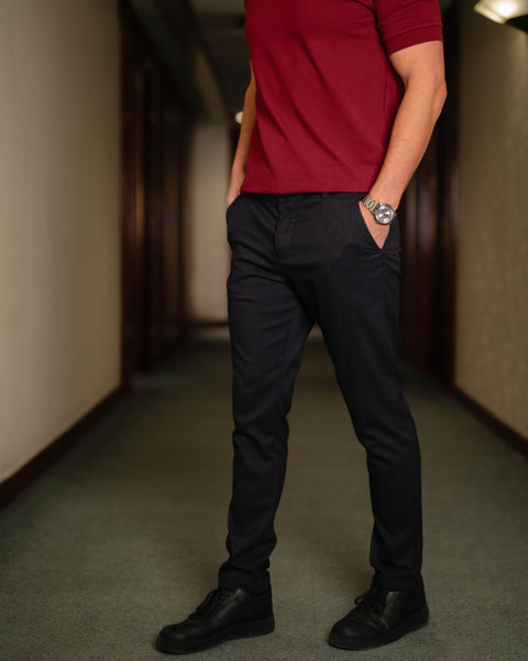 LAZARE™ GENTLE LINES PANTS - OCEAN NIGHT