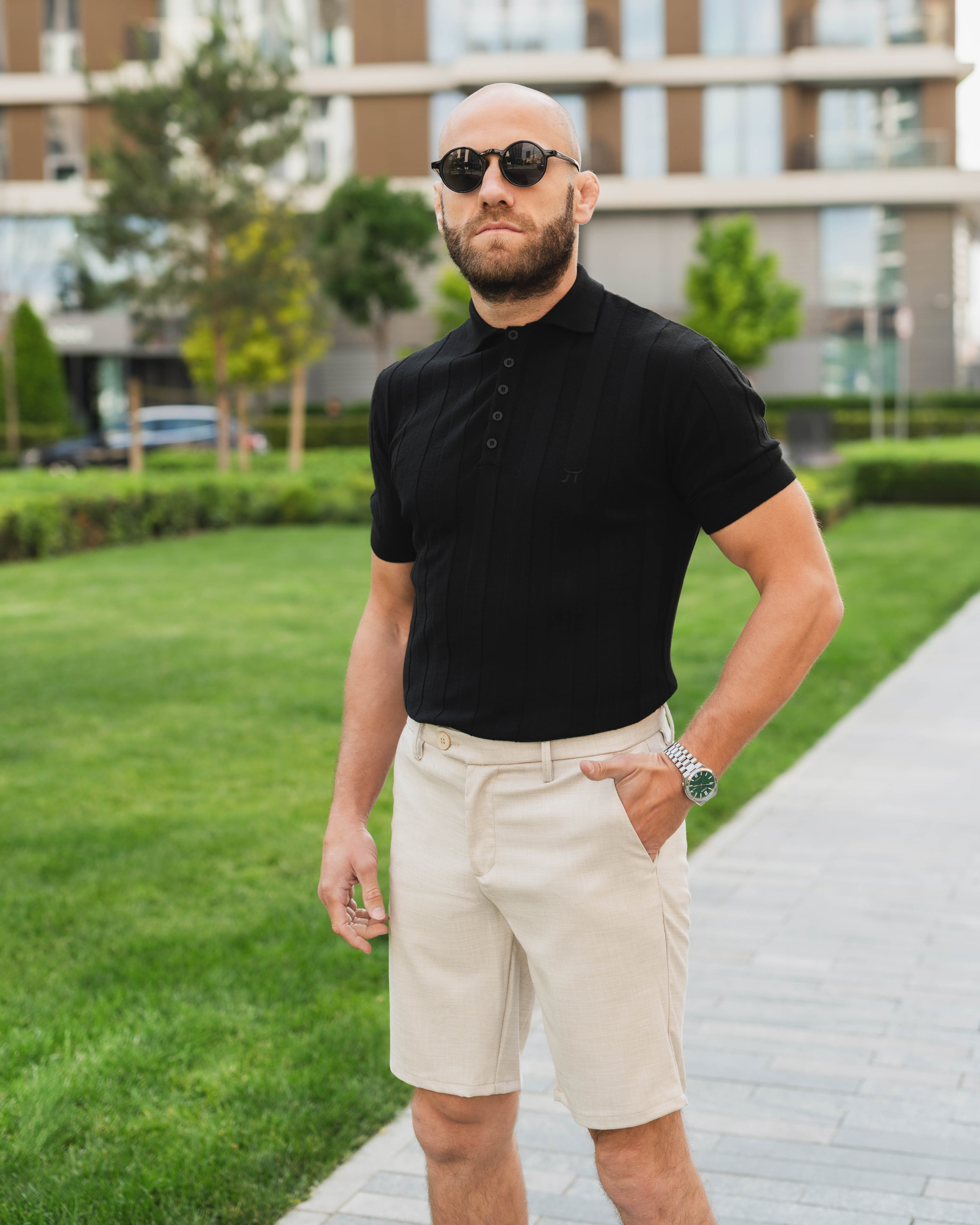 LAZARE™ ITALIANO BERMUDE - BEIGE – Lazare