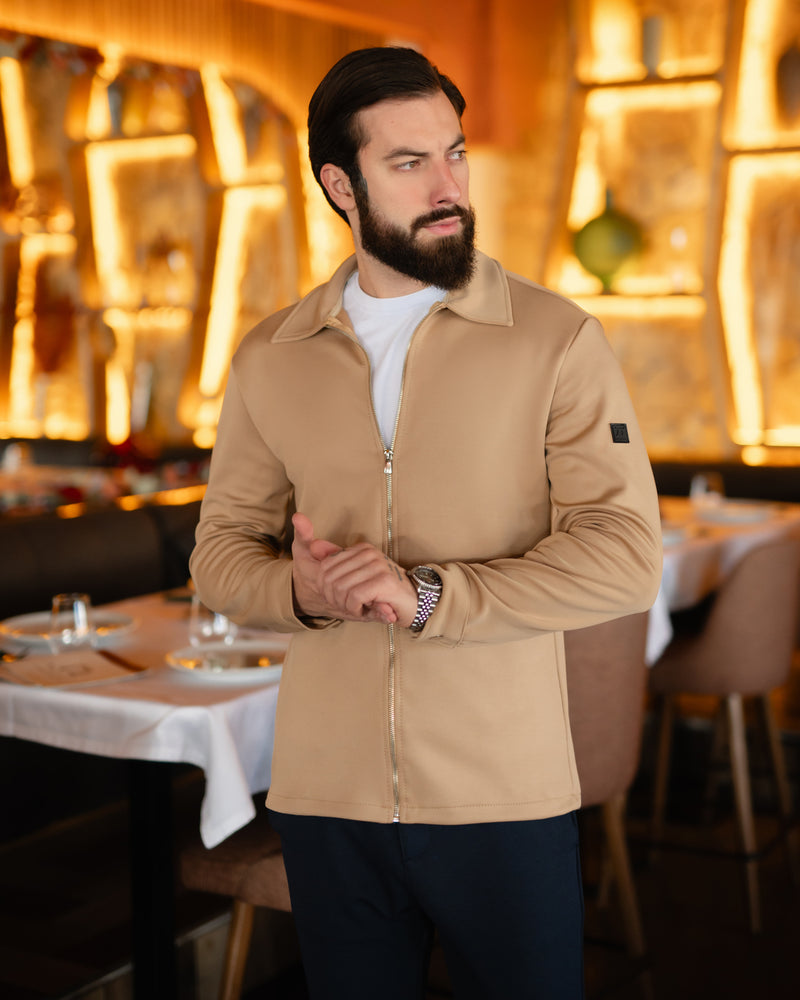 LAZARE™ LOMBARDY OVERSHIRT - BEIGE
