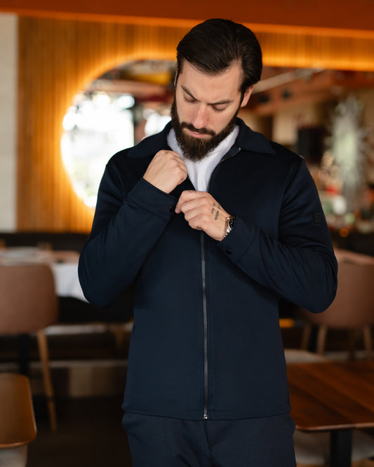 LAZARE™ LOMBARDY OVERSHIRT - OCEAN NIGHT