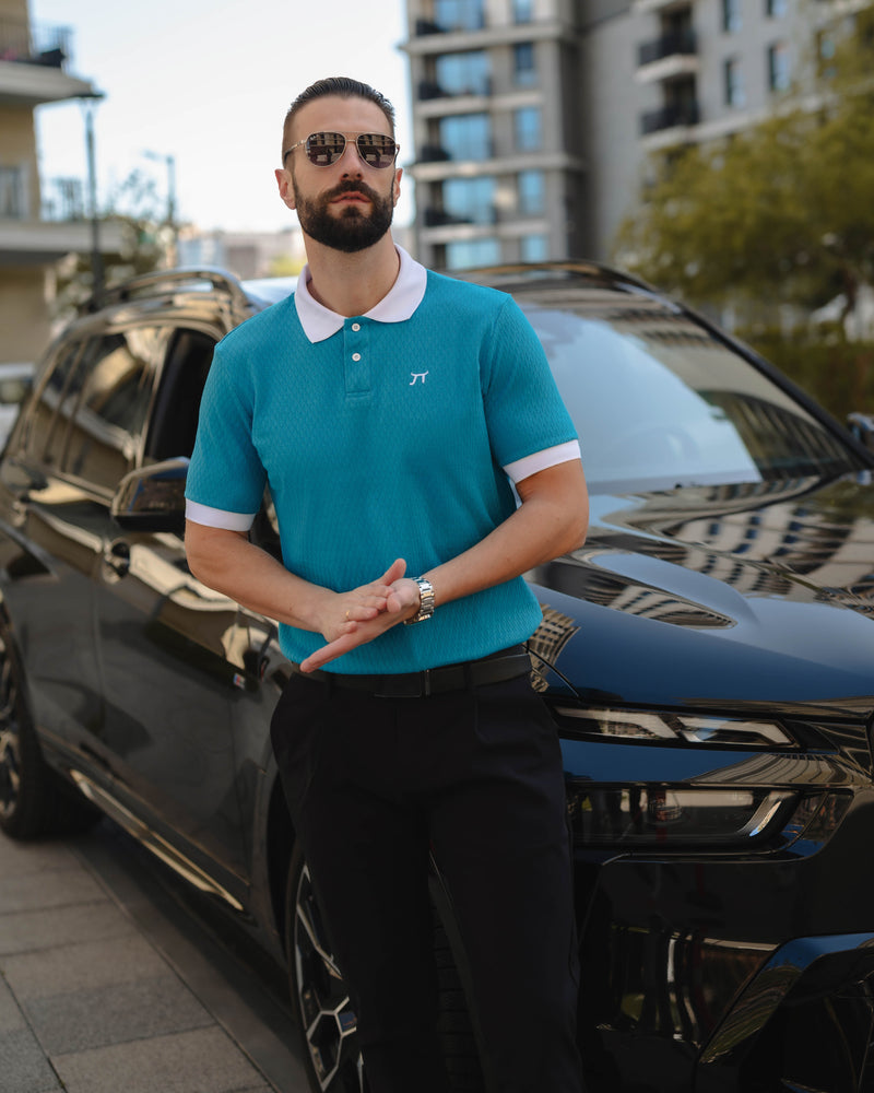 LAZARE™ POLO DIAMOND - AQUA BLUE