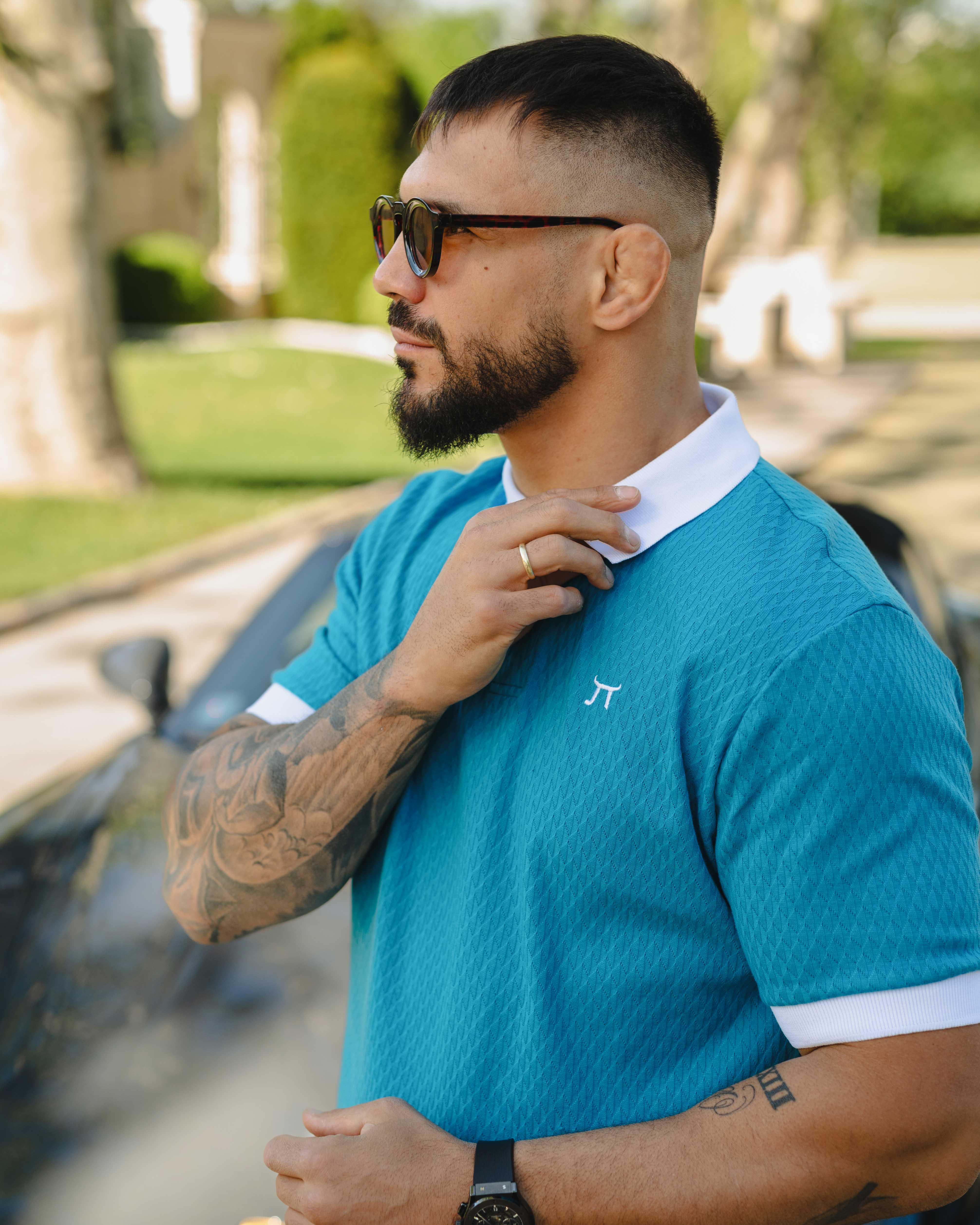 LAZARE™ POLO DIAMOND - AQUA BLUE