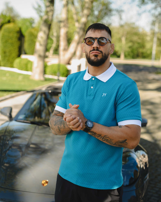 LAZARE™ POLO DIAMOND - AQUA BLUE
