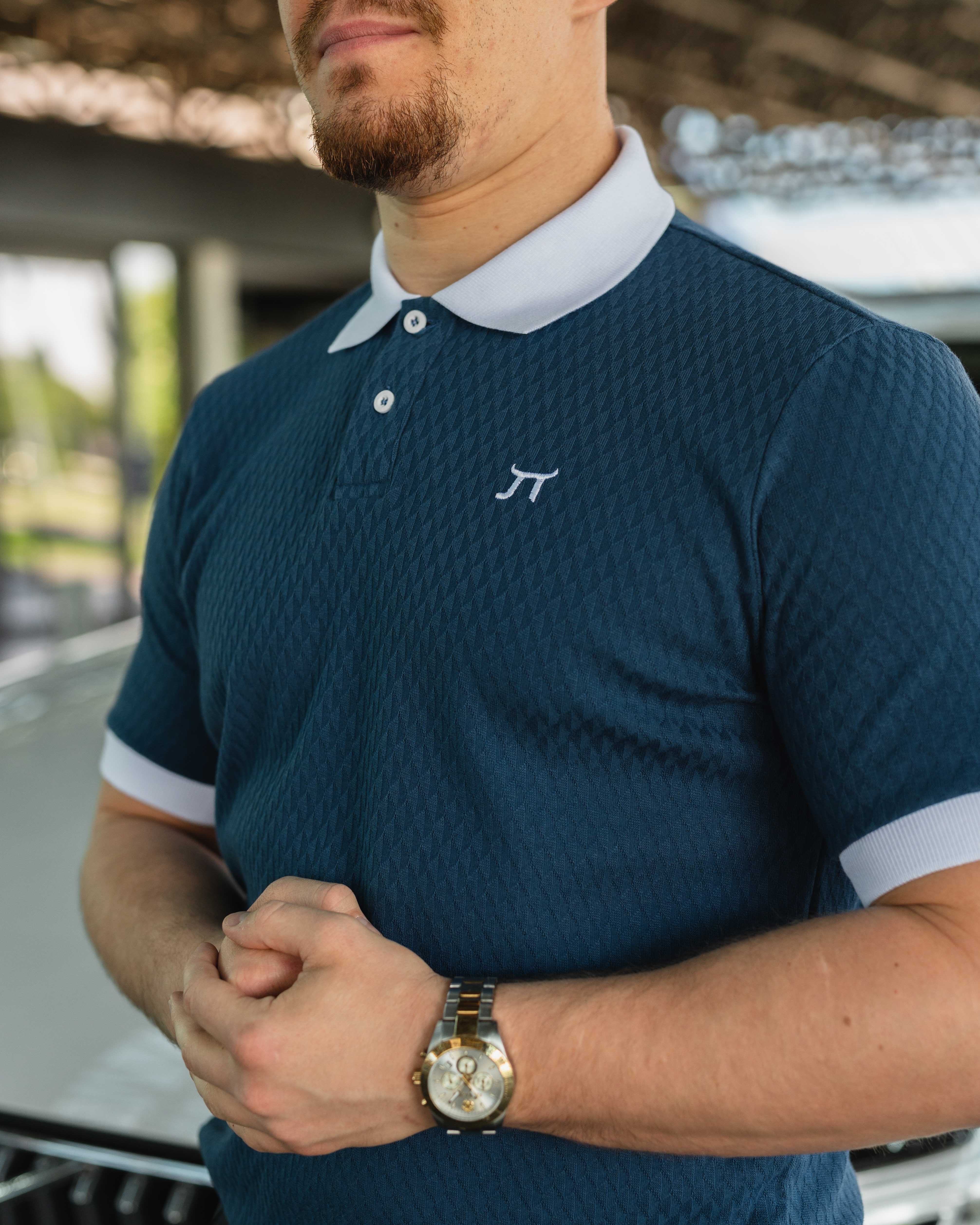 LAZARE™ POLO DIAMOND - MARINE BLUE