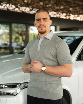POLO TECH KNIT - CLASSIC GREY