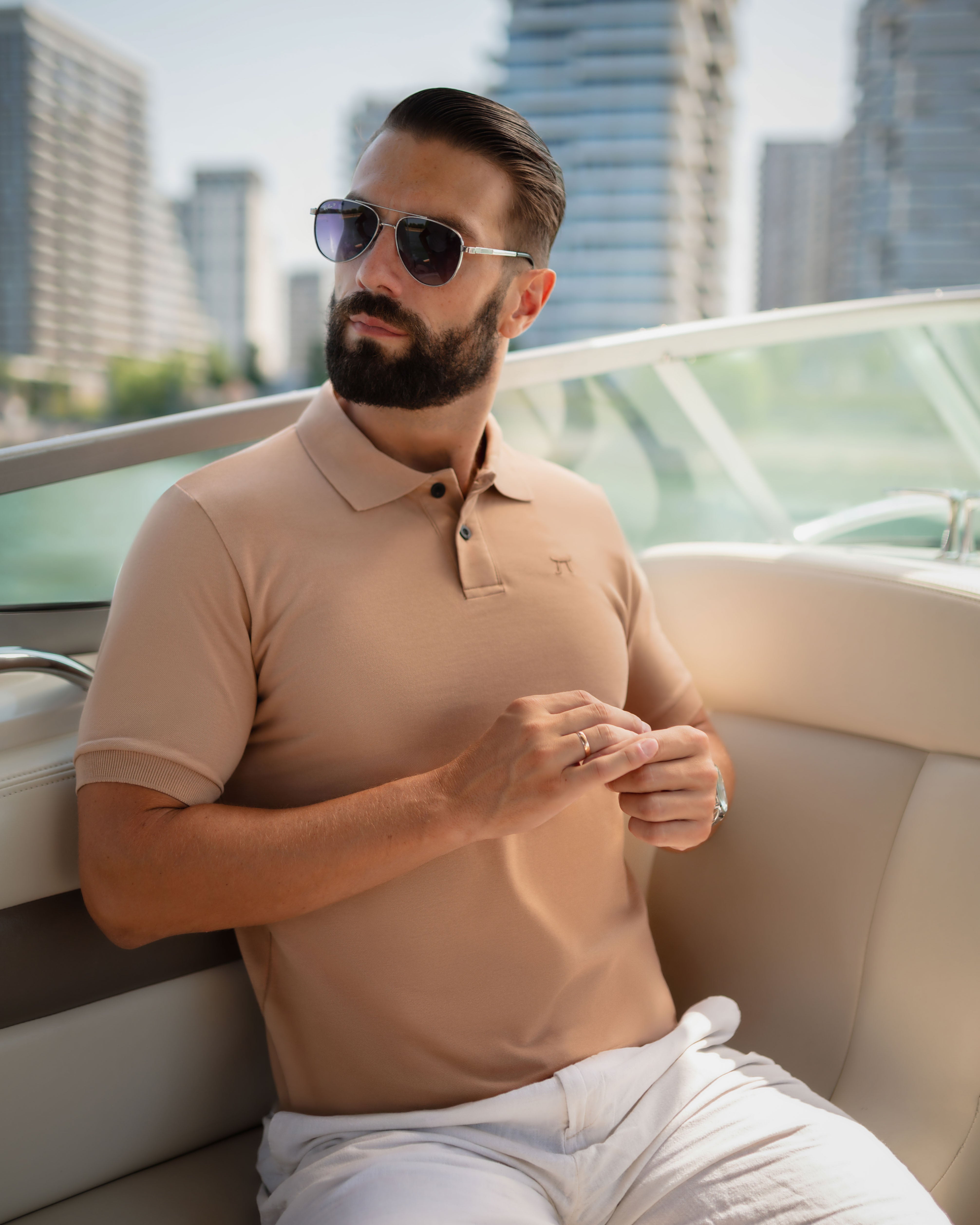 LAZARE™ POLO - CAMEL – Lazare