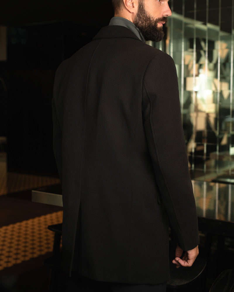LAZARE™ REGENT COAT - BLACK
