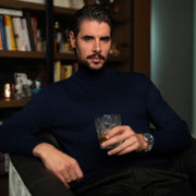 LAZARE™ CLASSIC ROLLNECK - OCEAN NIGHT