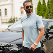 LAZARE™ SANTORINI T-SHIRT - COLD BLUE