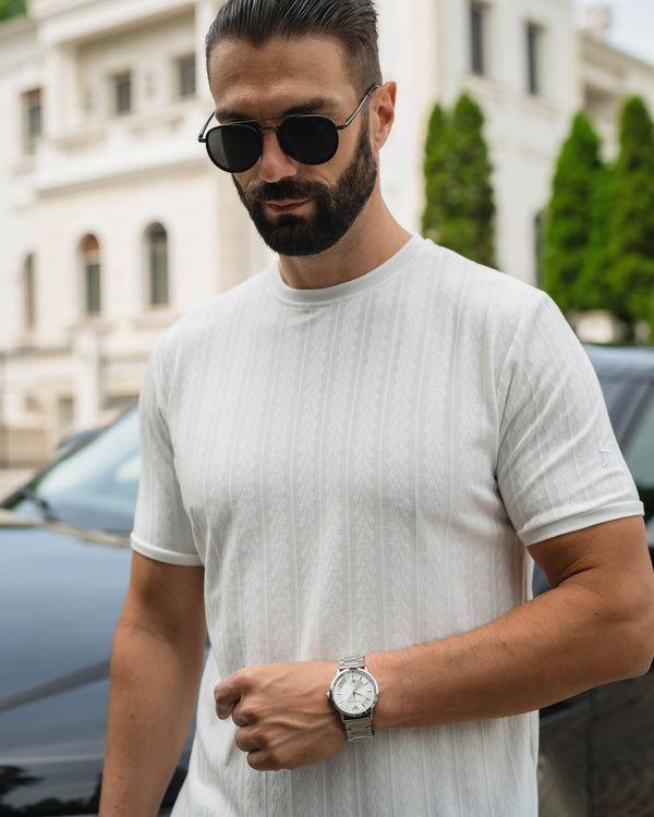 LAZARE™ SANTORINI T-SHIRT - WHITE