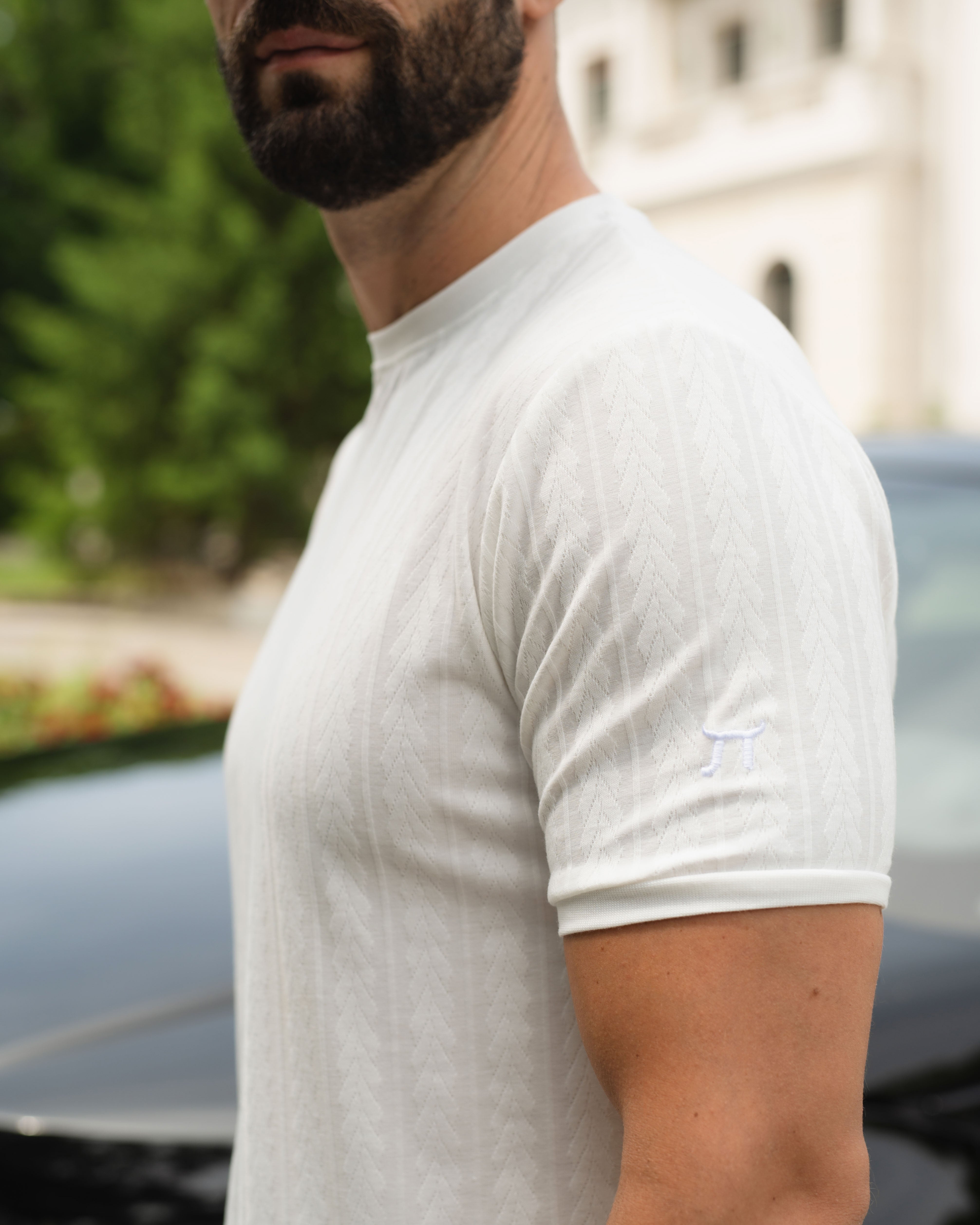 LAZARE™ SANTORINI T-SHIRT - WHITE