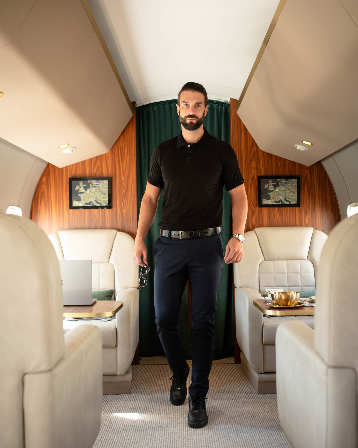 LAZARE™ FORMELL POLO - BLACK